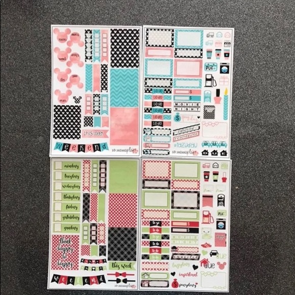 planner stickers.. **PRICE FOR ONE SET ONLY - Picture 2 of 3